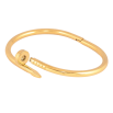 Браслет Нержавеющая сталь цвет 14К "Гвоздь с надписью Cartier" ø 6см фото №3 Браслет Нержавеющая сталь цвет 14К "Гвоздь с надписью Cartier" ø 6см фото №3