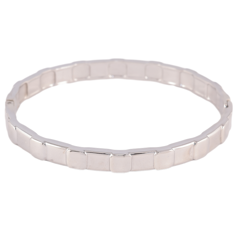 Браслет Xuping ТТМ Stainless Steel цвет Родий "Декоративный узор, шир. 6мм" ø 5.7см фото №2 Браслет Xuping ТТМ Stainless Steel цвет Родий "Декоративный узор, шир. 6мм" ø 5.7см фото №2