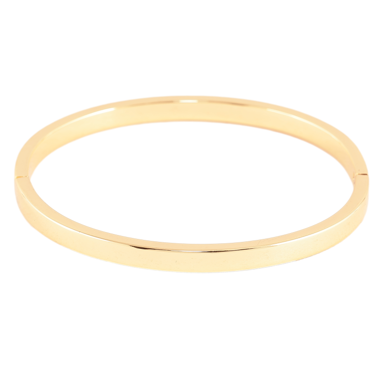 Браслет Xuping цвет Позолота 14K "Классика" ø 5.2см, шир. 4мм фото №1 Браслет Xuping цвет Позолота 14K "Классика" ø 5.2см, шир. 4мм фото №1