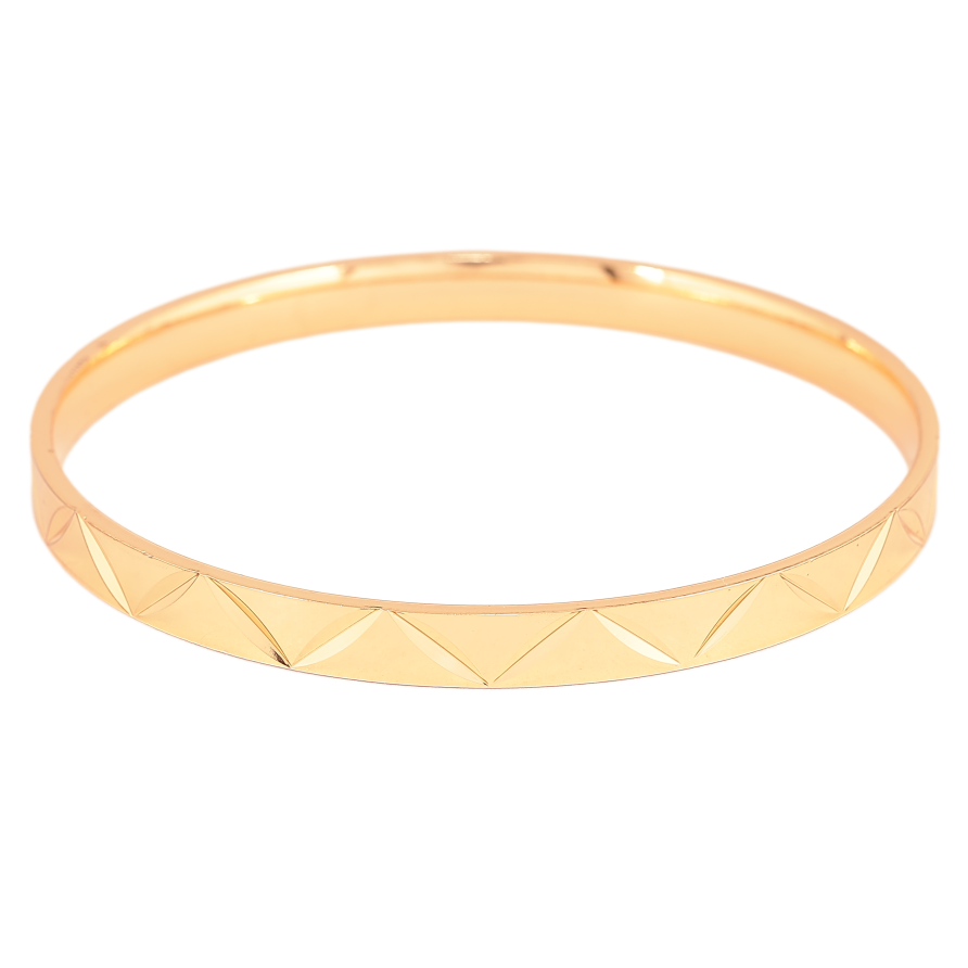 Браслет Xuping колір Позолота 18K "Декоративний візерунок, шир. 6мм" ø 6.4см фото №1 Браслет Xuping колір Позолота 18K "Декоративний візерунок, шир. 6мм" ø 6.4см фото №1