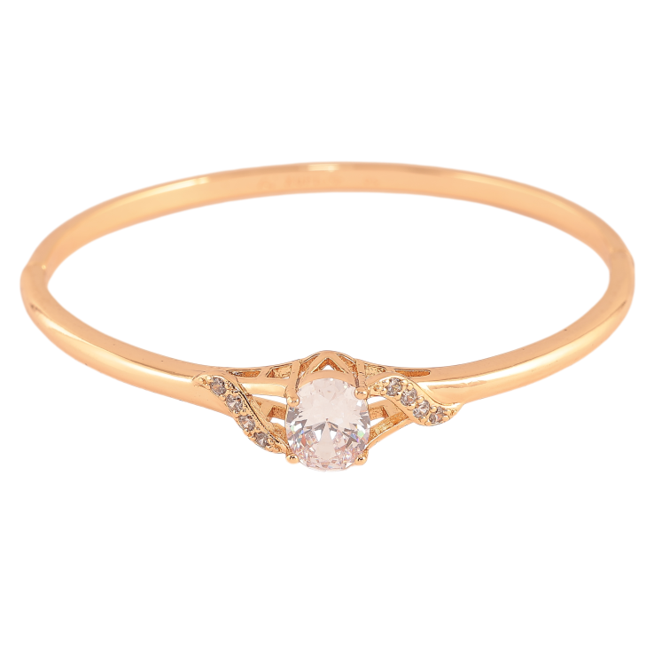 Браслет Xuping цвет Позолота 18K "Узор с кристаллами" ø 6см фото №21