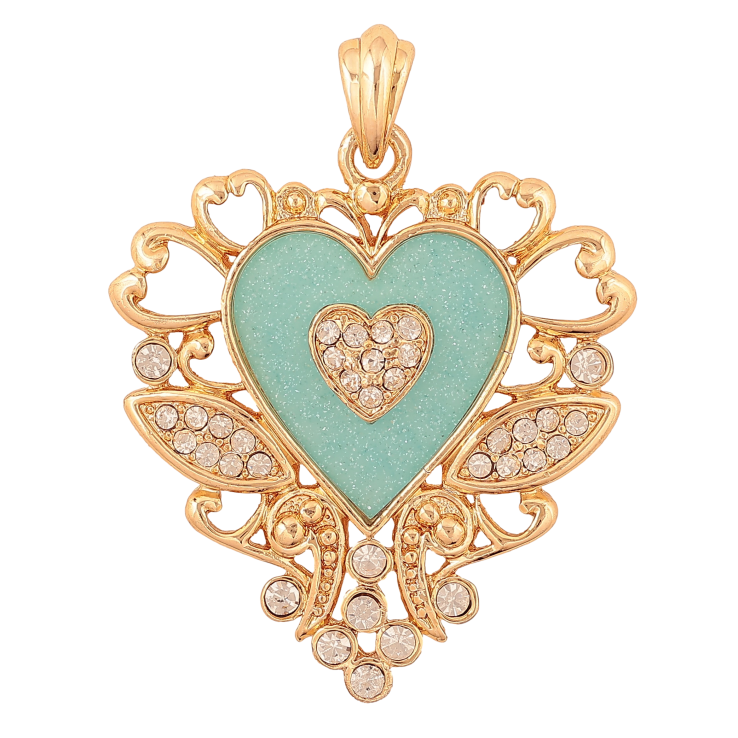 Кулон Fallon колір Позолота 18K "Серце" для ланцюжка до 6мм фото №15