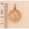Кулон Xuping цвет Позолота 18K + Родий "Знак Зодиака Козерог" для цепочки до 6мм фото №2