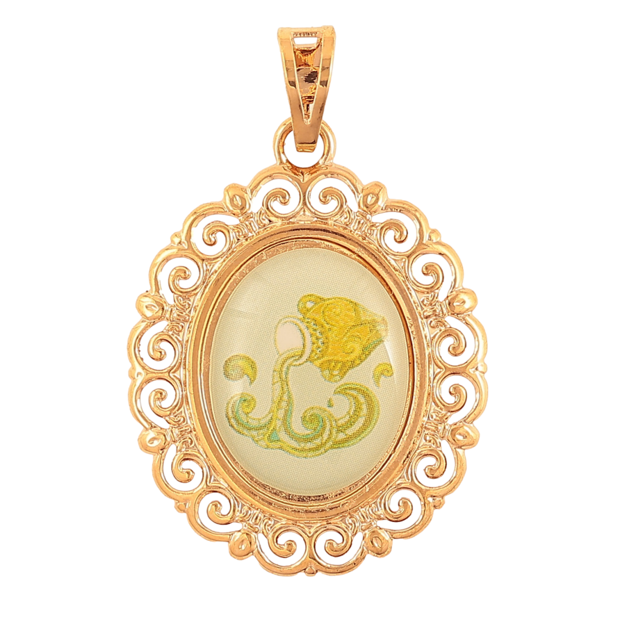 Кулон Xuping колір Позолота 18K "Знак Зодіаку Водолій" для ланцюжка до 7мм фото №1