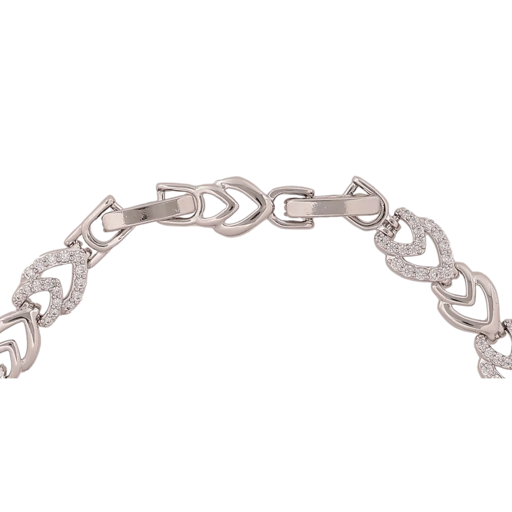 アクセサリー w double Supreme bracelet ovy kaja ᐉ Купить Браслет Xuping цвет Родий 