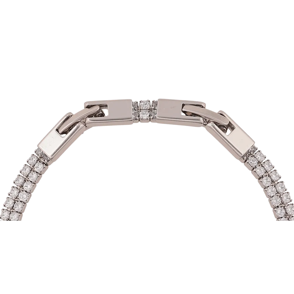 pryground PRY シュウトPLATE-CLIP ROD-BANGLE ᐉ Купить Браслет Xuping цвет Родий 