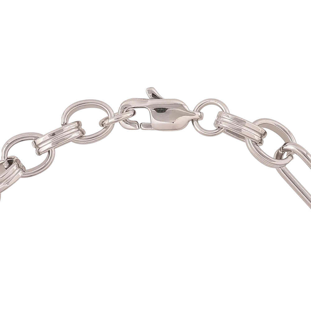 ᐉ Купить Браслет Xuping ТТМ Stainless Steel цвет Родий 