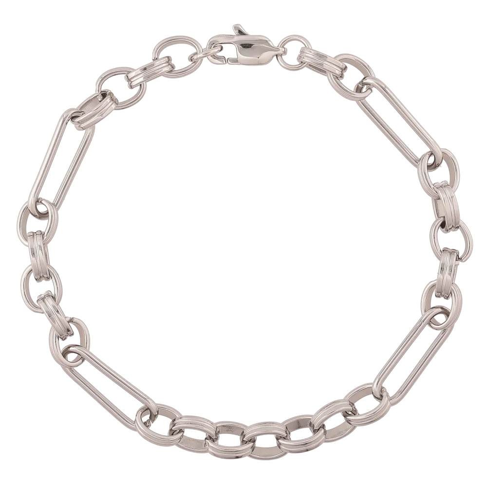 s♡m ᐉ Купить Браслет Xuping ТТМ Stainless Steel цвет Родий 