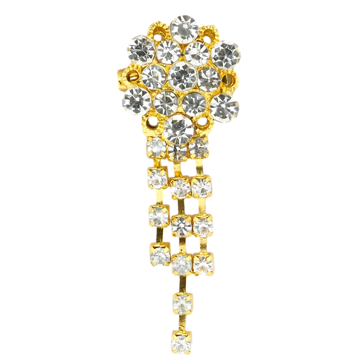 Брошь Цветок с стразами фото №22 Брошь Цветок с стразами фото №22