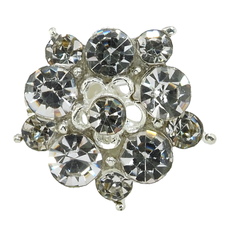 Брошка Квітка зі стразами фото №8 Брошка Квітка зі стразами фото №8