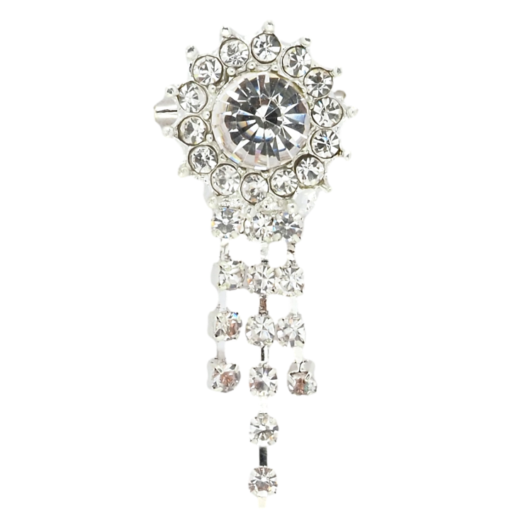 Брошь Цветок с стразами фото №21 Брошь Цветок с стразами фото №21