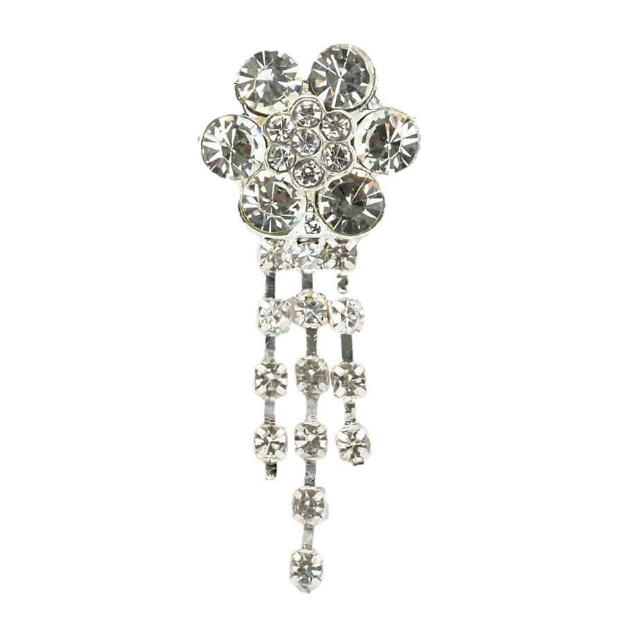 Брошь Цветок со стразами фото №1 Брошь Цветок со стразами фото №1