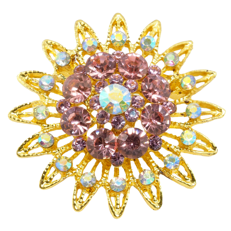 Брошка Квітка з стразами фото №20 Брошка Квітка з стразами фото №20