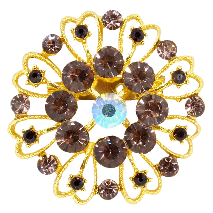 Брошь Цветок с бодовыми стразами фото №13 Брошь Цветок с бодовыми стразами фото №13