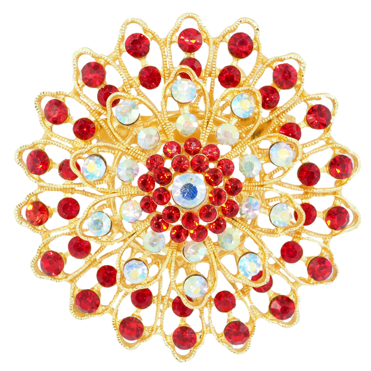 Брошка Червона квітка фото №16 Брошка Червона квітка фото №16