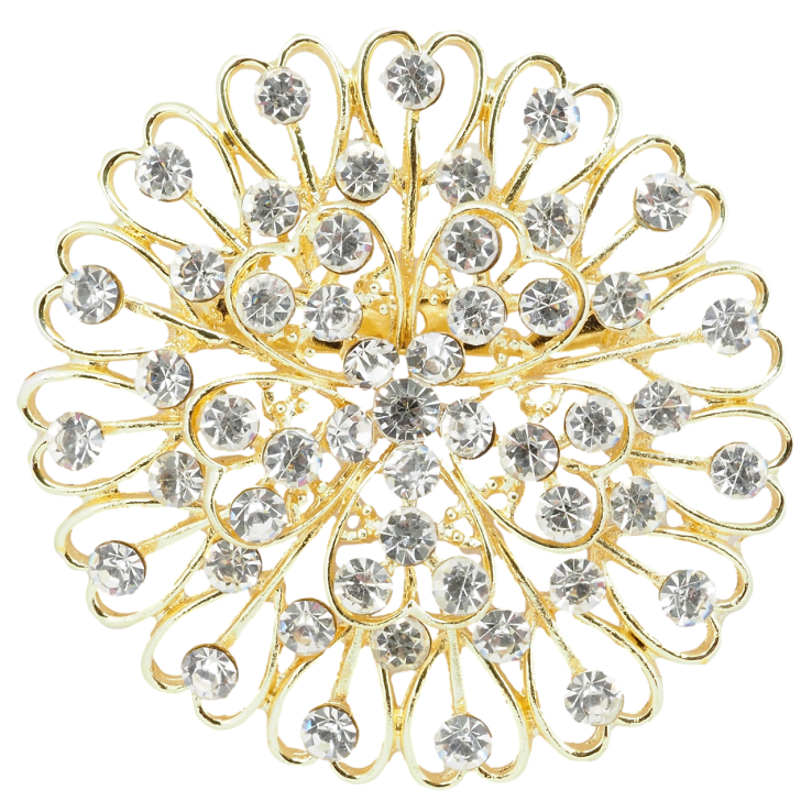 Брошь Цветок со стразами фото №22 Брошь Цветок со стразами фото №22