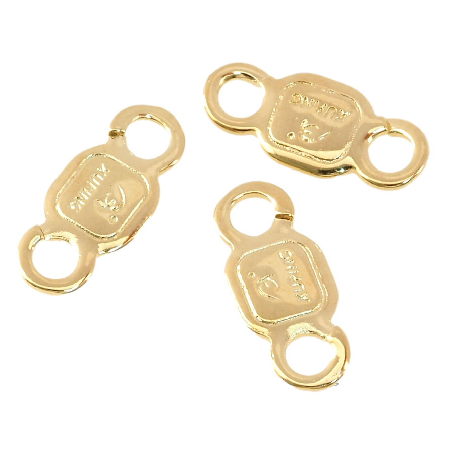 Сполучна пластина Xuping Позолота 18К, для ланцюжка або браслета, ціна за 1шт фото №1