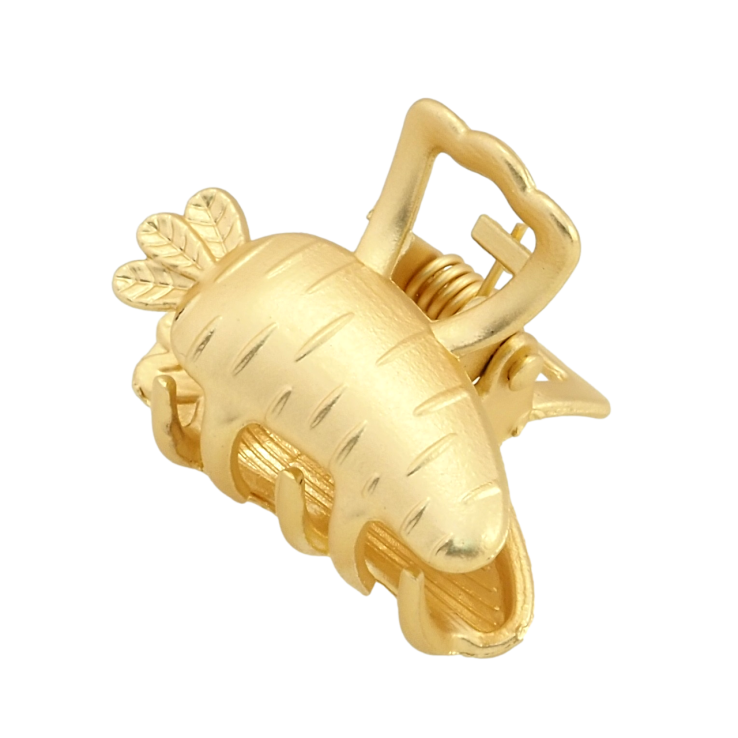 Краб металлический Морковка длина 2.6см, матовое напыление фото №9