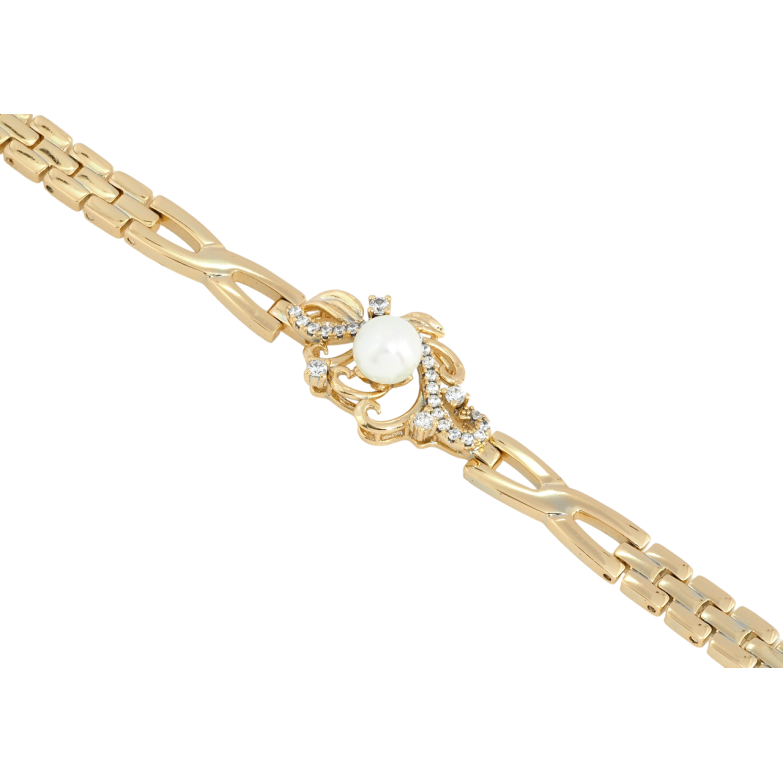 Браслет Xuping Позолота 18K Декоративная вставка размер 19см х 6мм фото №1