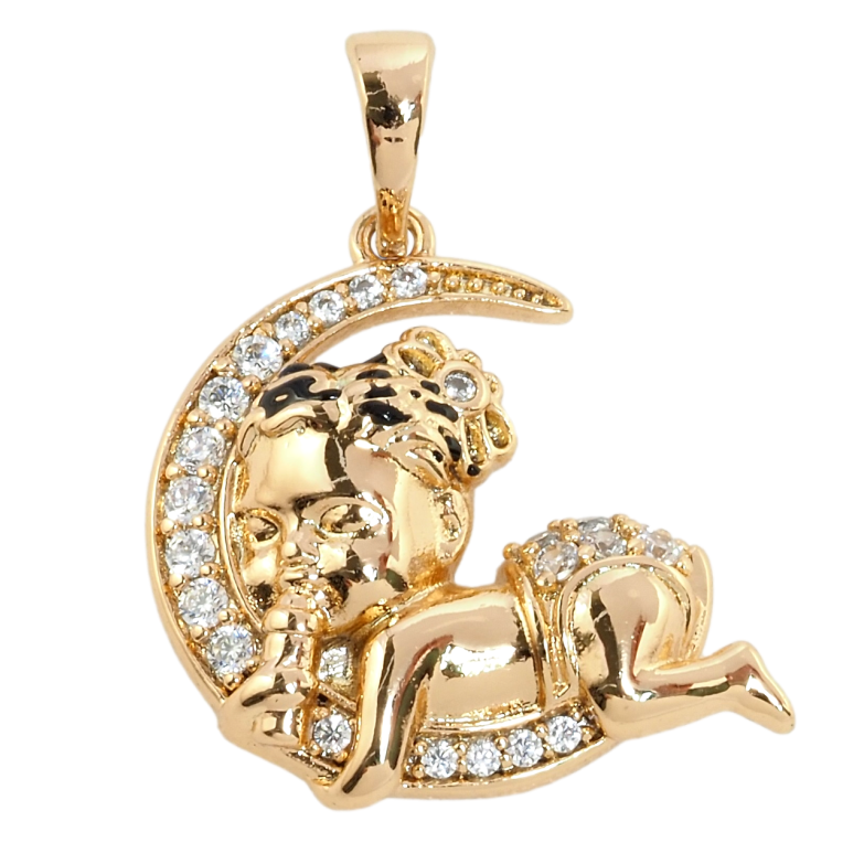 Кулон Xuping Позолота 18K Сладкий сон для цепочки до 5мм фото №1 Кулон Xuping Позолота 18K Сладкий сон для цепочки до 5мм фото №1