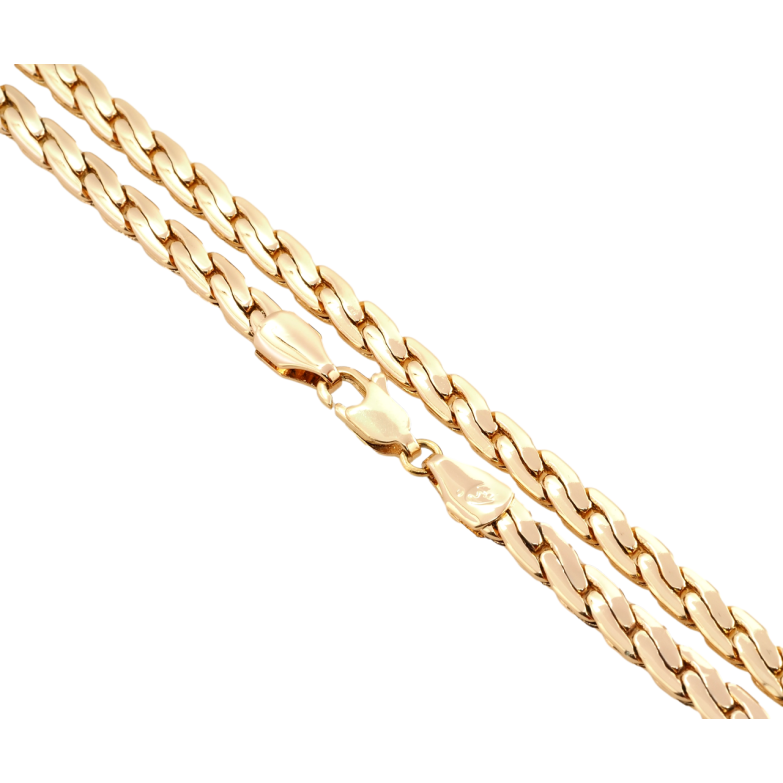 Цепочка Xuping Позолота 18K Плетение Фантазийное длина 54см х 5мм фото №1 Цепочка Xuping Позолота 18K Плетение Фантазийное длина 54см х 5мм фото №1