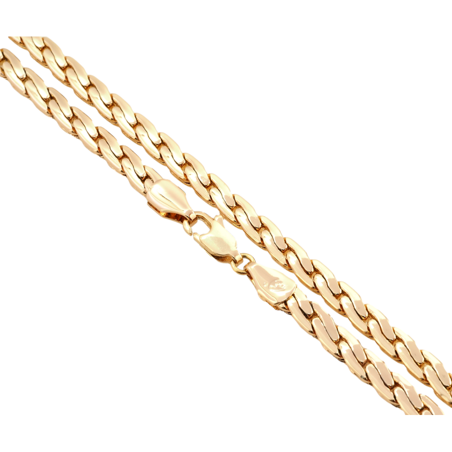 Цепочка Xuping Позолота 18K Плетение Фантазийное длина 54см х 5мм фото №1 Цепочка Xuping Позолота 18K Плетение Фантазийное длина 54см х 5мм фото №1