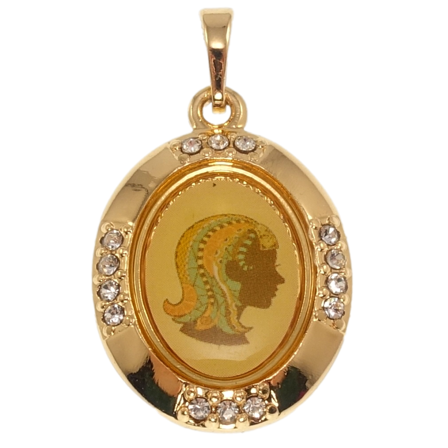 Кулон Xuping Позолота 18K Знак Зодіаку Діва для ланцюжка до 5мм фото №1