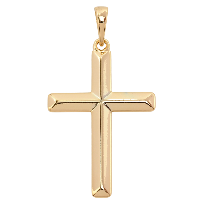 Кулон Xuping Позолота 18K Крест для цепочки до 6мм фото №1