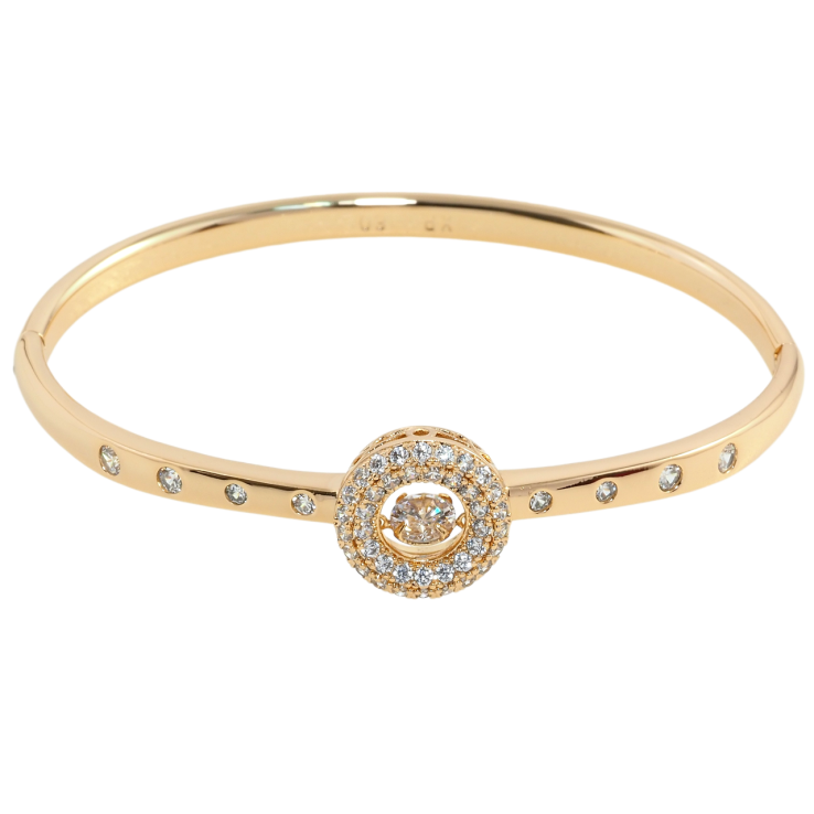 Браслет Xuping Позолота 18K Танцюючий кристал ø 6см фото №11