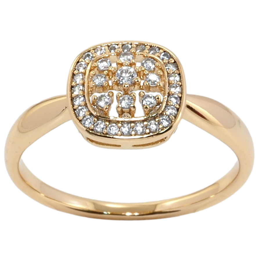 Каблучка Xuping Позолота 18K Інкрустація цирконієм фото №1