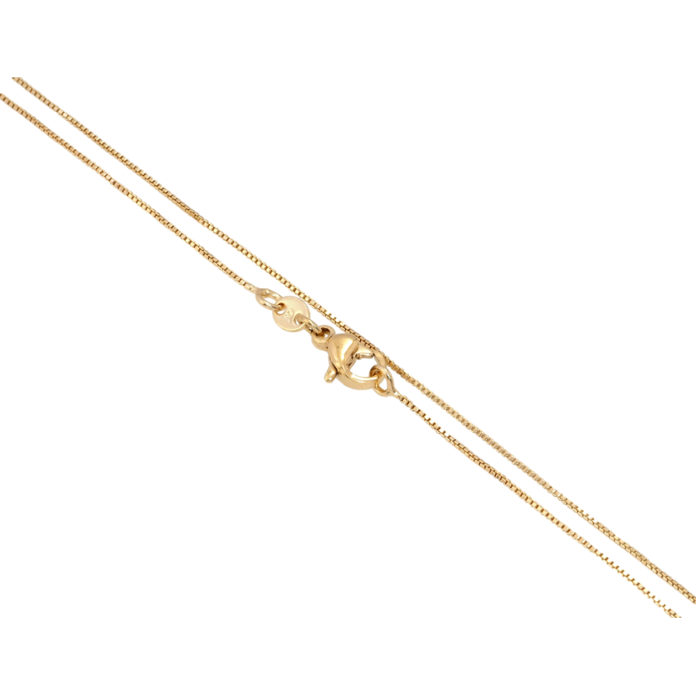 Ланцюжок Xuping Позолота 18K Плетіння Венеціанське довжина 45см х 1мм фото №1