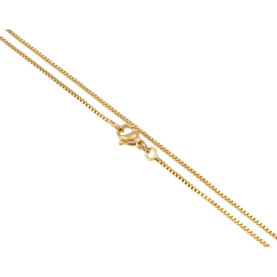 Ланцюжок Xuping Позолота 18K Плетіння Венеціанське довжина 61см х 1мм фото №1