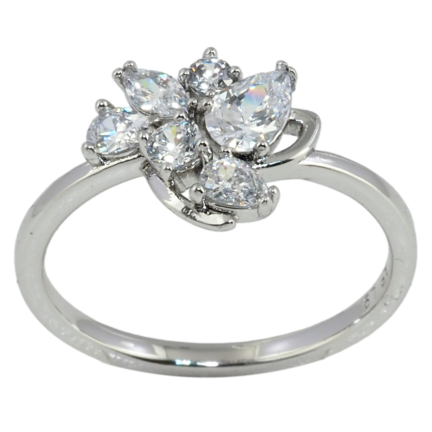 Каблучка Xuping Родій Завитки фото №1 Каблучка Xuping Родій Завитки фото №1