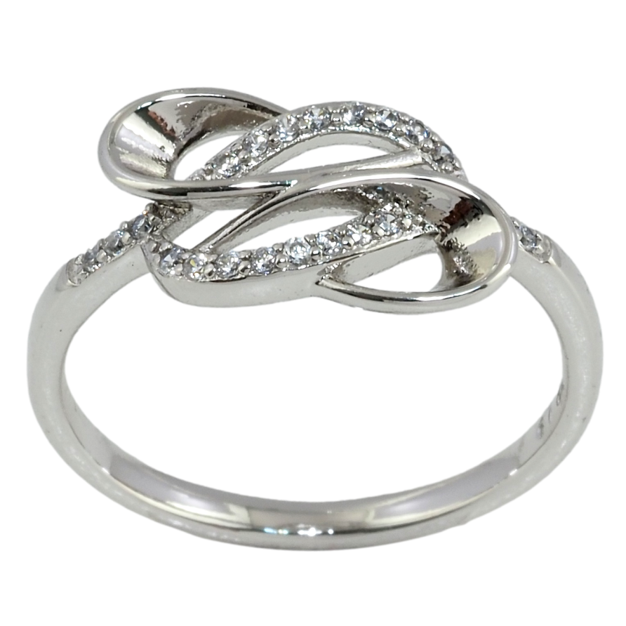 Каблучка Xuping Родій Фантазійний орнамент з цирконієм фото №1 Каблучка Xuping Родій Фантазійний орнамент з цирконієм фото №1