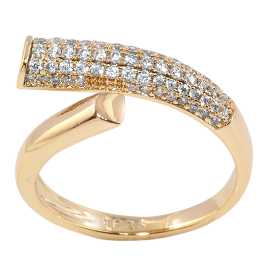 Каблучка Xuping Позолота 18K Інкрустація цирконієм фото №1