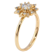 Кольцо Xuping Позолота 18K Цветочек фото №2 Кольцо Xuping Позолота 18K Цветочек фото №2