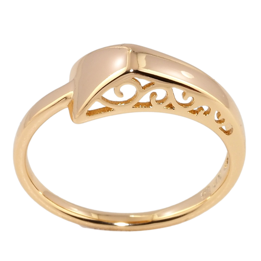 Кольцо Xuping Позолота 18K Вензельный резной орнамент фото №1 Кольцо Xuping Позолота 18K Вензельный резной орнамент фото №1