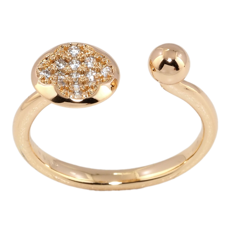 Кольцо Xuping Позолота 18K Круг с шариком фото №1