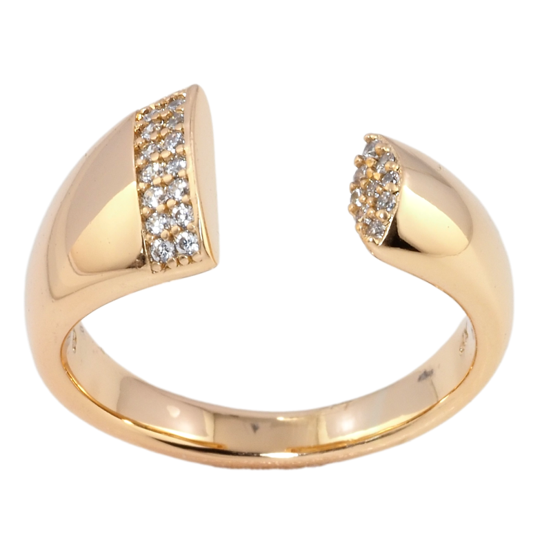 Кольцо Xuping Позолота 18K Инкрустация цирконием фото №1 Кольцо Xuping Позолота 18K Инкрустация цирконием фото №1