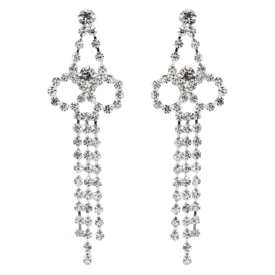 Серьги пусеты Декоративные подвески со стразами фото №1 Серьги пусеты Декоративные подвески со стразами фото №1