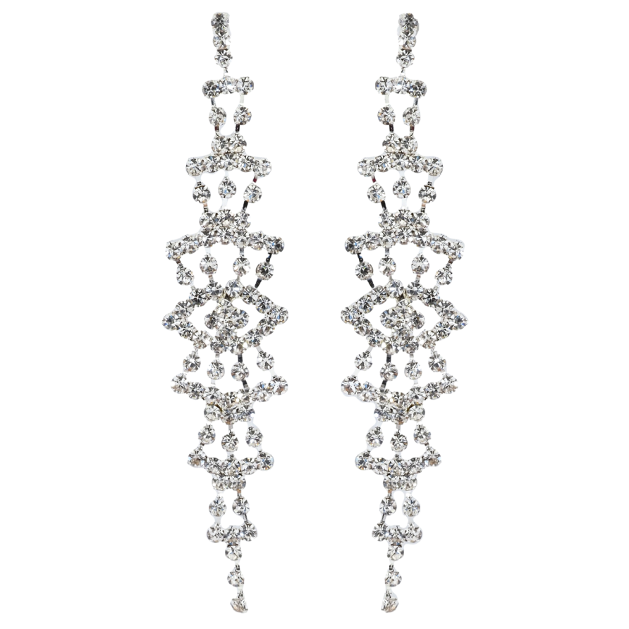 Серьги пусеты Декоративные подвески со стразами фото №1 Серьги пусеты Декоративные подвески со стразами фото №1