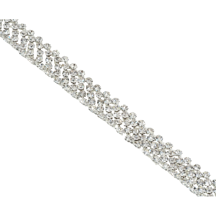 Браслет Інкрустація стразами довжина 18.5см х 10мм фото №8