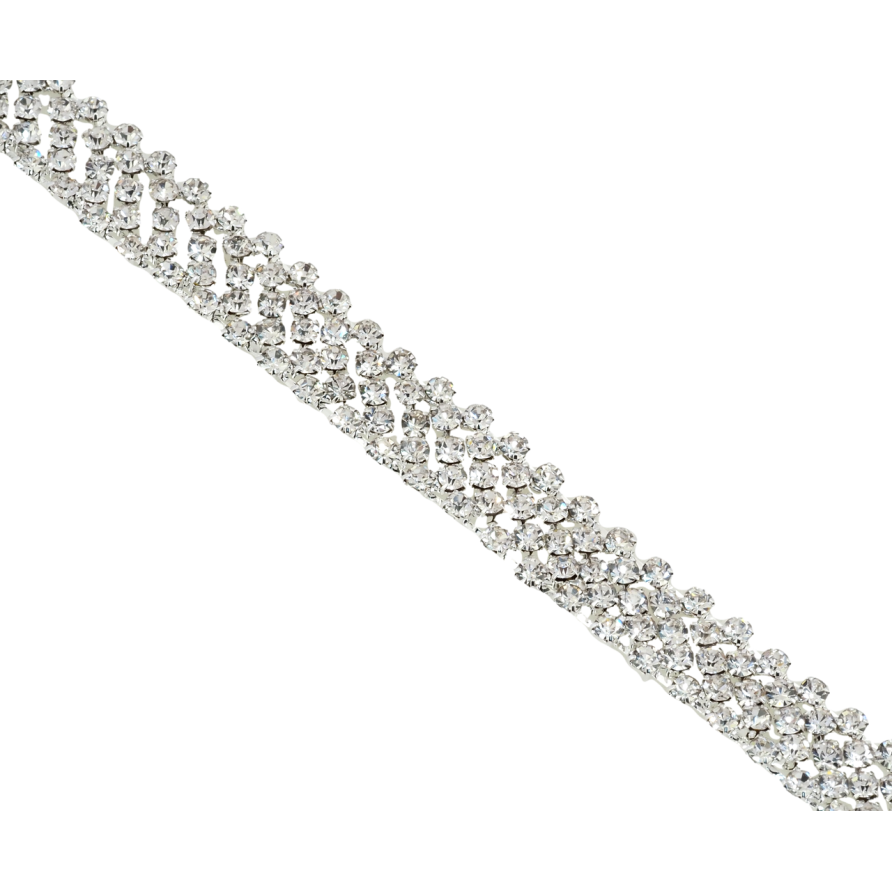 Браслет Инкрустация стразами длина 18.5см х 10мм фото №1 Браслет Инкрустация стразами длина 18.5см х 10мм фото №1