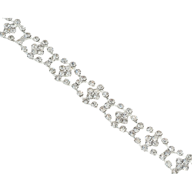 Браслет Декоративный орнамент из страз длина 18см х 11мм фото №25 Браслет Декоративный орнамент из страз длина 18см х 11мм фото №25