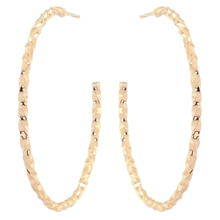 Сережки Xuping Позолота 18K пусети Кільця ø 5см фото №8