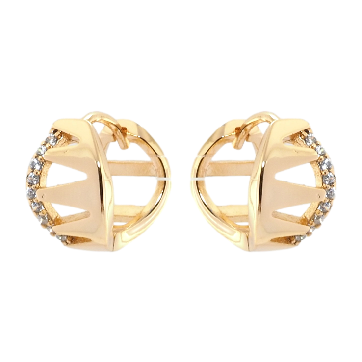 Серьги Xuping Позолота 18K колечки Декоративный орнамент с цирконием фото №22 Серьги Xuping Позолота 18K колечки Декоративный орнамент с цирконием фото №22