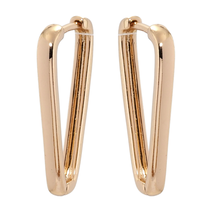 Серьги Xuping Позолота 18K колечки Фигурные фото №10 Серьги Xuping Позолота 18K колечки Фигурные фото №10