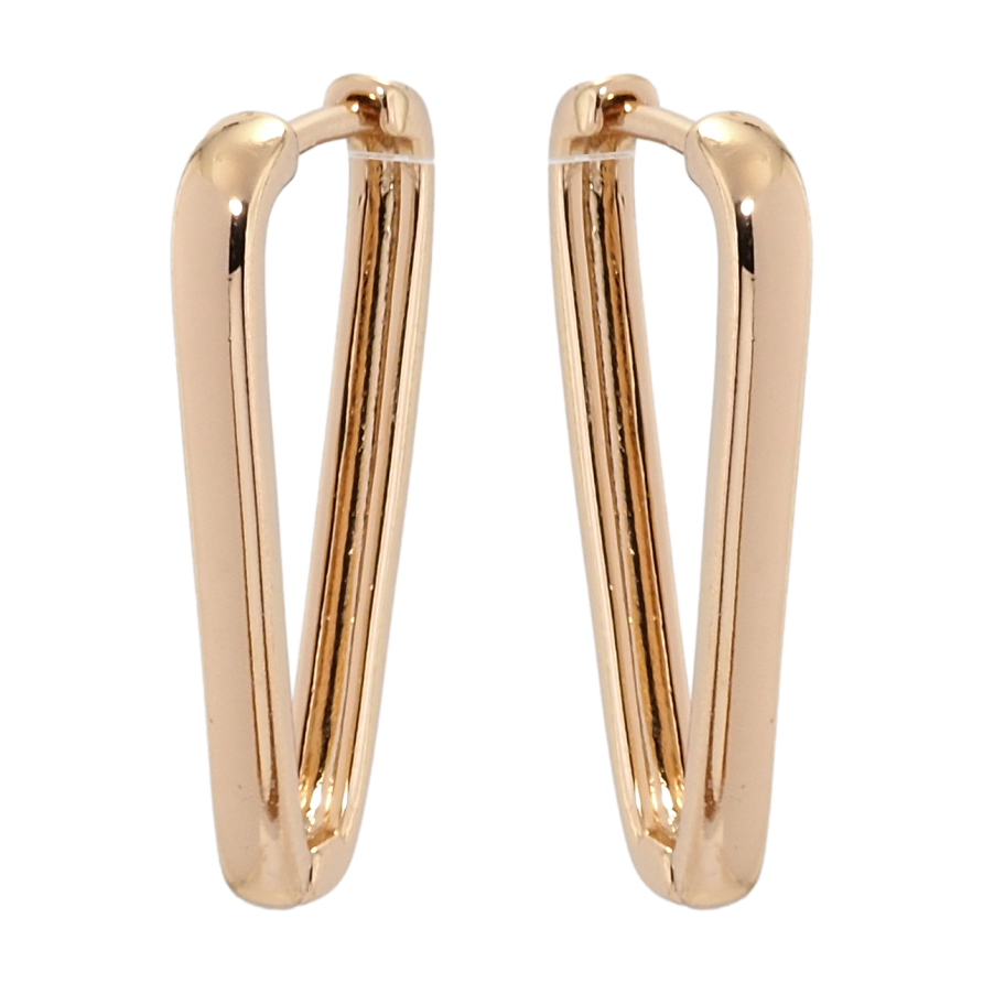 Серьги Xuping Позолота 18K колечки Фигурные фото №1 Серьги Xuping Позолота 18K колечки Фигурные фото №1