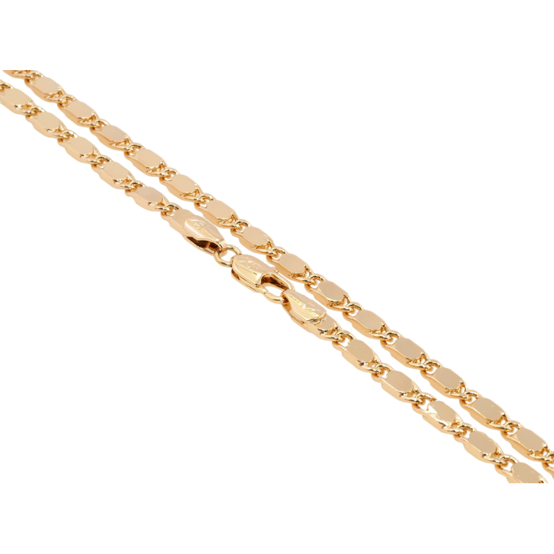 Цепочка Xuping Позолота 18K Плетение Морская Цепь длина 51см х 5мм фото №1