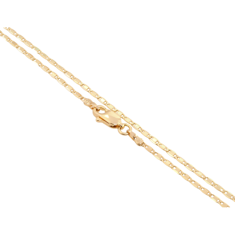 Цепочка Xuping Позолота 18K Плетение Морская Цепь длина 44см х 2мм фото №1